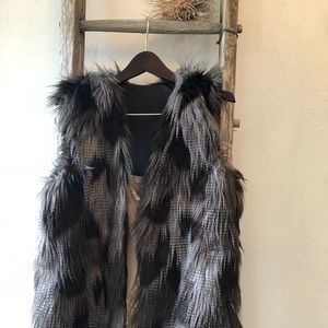 Statement faux fur Vest from Paris